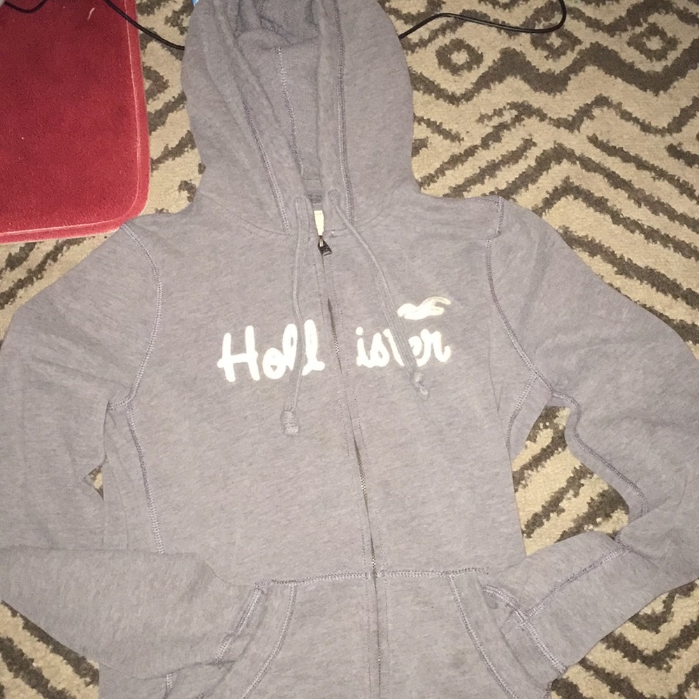 Hollister zip up jacket